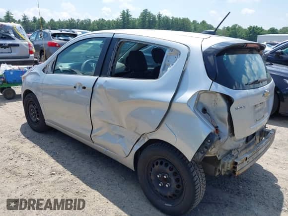 2018 Chevrolet Spark LS with VIN KL8CB6SA5JC482859, listed as a IAAI auction lot 42741601 with 114,989 mi miles and . Bid and sale history available at DreamBid. Image 3.