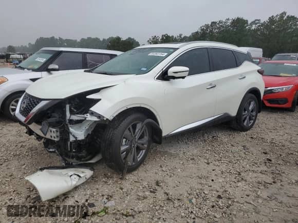 2024 Nissan Murano Platinum с VIN 5N1AZ2DJ8RC116174, выставлен на аукционе Copart как лот 55363154 с пробегом 1 036 миль миль и Чистый • Clean title. История ставок и продаж доступна на DreamBid. Изображение 1.