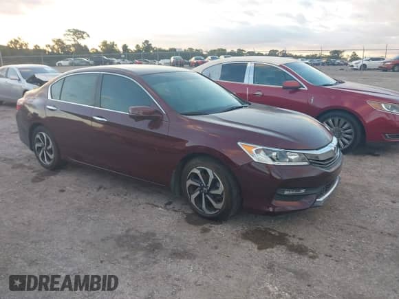 2017 Honda Accord EX-L with VIN 1HGCR2F83HA238198, listed as a IAAI auction lot 43583077 with Not provided miles and . Bid and sale history available at DreamBid. Image 1.