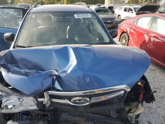 2016 Subaru Forester 2.5i with VIN JF2SJABC0GH434984, listed as a Copart auction lot 82248335 with Not provided miles and Clean title. Bid and sale history available at DreamBid. Image 12.