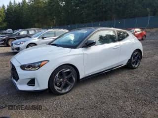 2020 Hyundai Veloster Turbo with VIN KMHTH6AB5LU026546, listed as a Copart auction lot 70062825 with 17,866 mi miles and Salvage title. Bid and sale history available at DreamBid. Image 1.