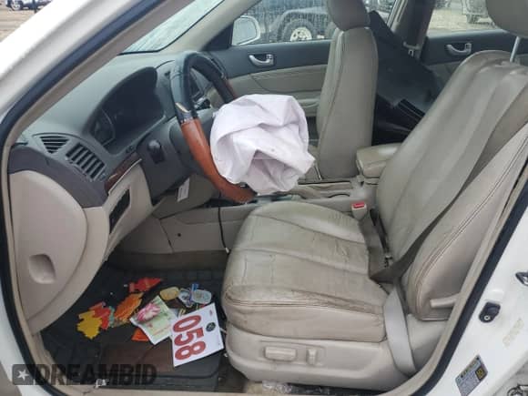2008 Hyundai Sonata SE with VIN 5NPEU46F58H300872, listed as a Copart auction lot 71887665 with Not provided miles and Salvage title. Bid and sale history available at DreamBid. Image 7.