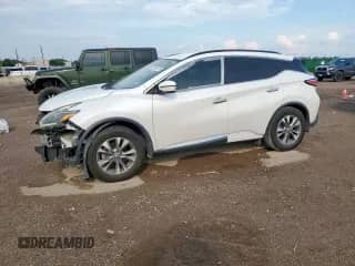 2018 Nissan Murano SV z VIN 5N1AZ2MGXJN201918, wystawiony jako Copart lot #70640175 z przebiegiem 126 972 mil mil oraz Szkoda całkowita • Salvage title. Historia ofert i sprzedaży dostępna na DreamBid. Obrazek 1.