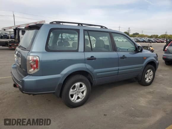 2007 Honda Pilot LX z VIN 2HKYF18167H528045, wystawiony jako Copart lot #80661635 z przebiegiem 226 846 mil mil oraz Szkoda całkowita • Salvage title. Historia ofert i sprzedaży dostępna na DreamBid. Obrazek 3.