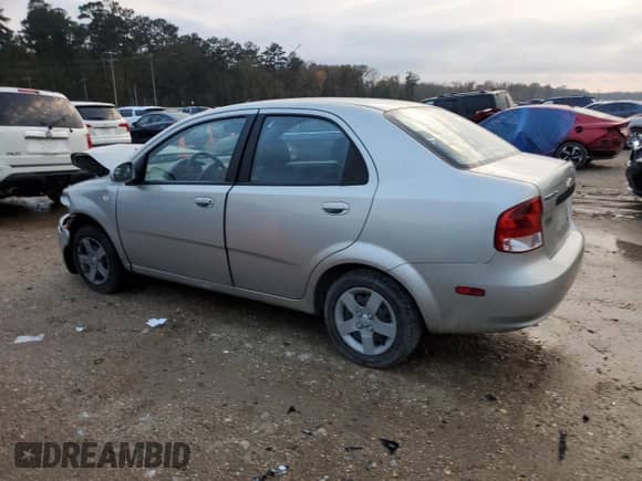 2005 Chevrolet Aveo LS with VIN KL1TD52675B308334, listed as a Copart auction lot 84377854 with Not provided miles and Salvage title. Bid and sale history available at DreamBid. Image 2.