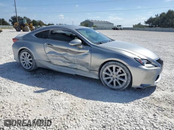 2015 Lexus RC 350 F Sport with VIN JTHHE5BC6F5009269, listed as a Copart auction lot 87438685 with 88,957 mi miles and Salvage title. Bid and sale history available at DreamBid. Image 4.