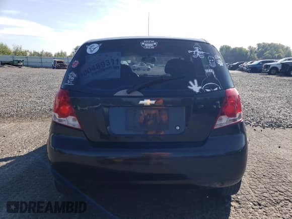 2004 Chevrolet Aveo with VIN KL1TD62634B256513, listed as a Copart auction lot 71862264 with Not provided miles and Clean title. Bid and sale history available at DreamBid. Image 6.