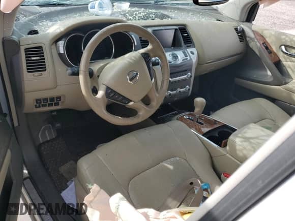 2012 Nissan Murano LE with VIN JN8AZ1MW6CW231456, listed as a Copart auction lot 71496325 with Not provided miles and Salvage title. Bid and sale history available at DreamBid. Image 8.