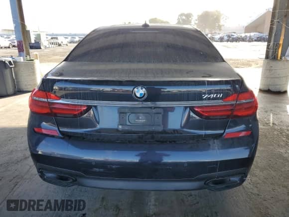 2016 BMW 7 Series 740i with VIN WBA7E2C57GG504496, listed as a Copart auction lot 66636905 with 146,257 mi miles and Clean title. Bid and sale history available at DreamBid. Image 6.