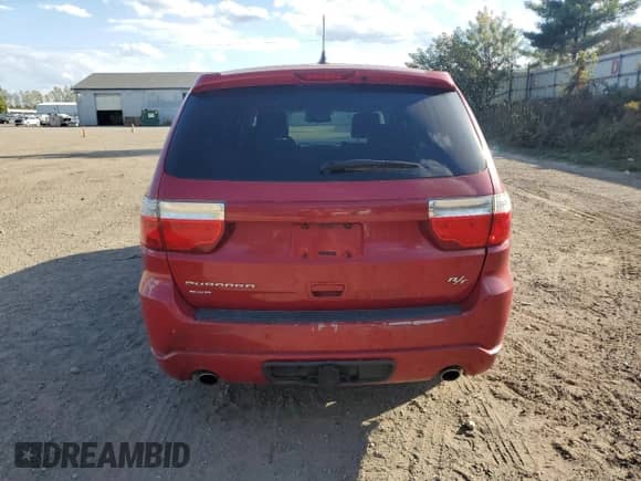 2012 Dodge Durango R/T with VIN 1C4SDJCT5CC301746, listed as a Copart auction lot 84237515 with 189,182 mi miles and Clean title. Bid and sale history available at DreamBid. Image 6.