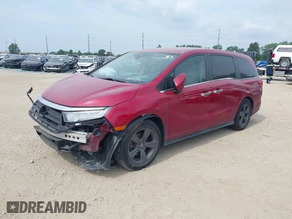 2022 Honda Odyssey EX с VIN 5FNRL6H53NB005686, выставлен на аукционе IAAI как лот 42774547 с пробегом 62 000 миль миль и . История ставок и продаж доступна на DreamBid. Изображение 2.