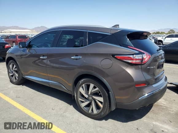 2017 Nissan Murano Platinum с VIN 5N1AZ2MG1HN164686, выставлен на аукционе Copart как лот 71121685 с пробегом 104 269 миль миль и Списание • Salvage title. История ставок и продаж доступна на DreamBid. Изображение 2.