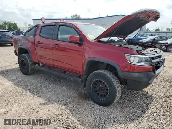 2017 Chevrolet Colorado 4WD ZR2 with VIN 1GCGTEEN5H1285386, listed as a Copart auction lot 63880895 with 75,443 mi miles and Salvage title. Bid and sale history available at DreamBid. Image 4.