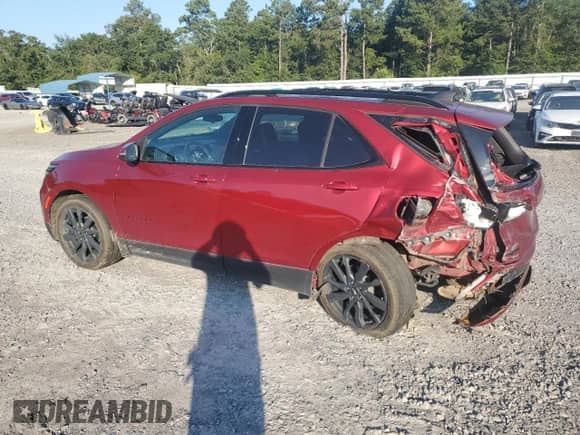 2022 Chevrolet Equinox RS с VIN 3GNAXWEV4NS162535, выставлен на аукционе Copart как лот 80427215 с пробегом 70 612 миль миль и Списание • Salvage title. История ставок и продаж доступна на DreamBid. Изображение 2.