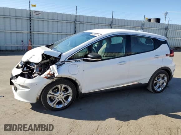 2018 Chevrolet Bolt EV LT с VIN 1G1FW6S01J4141171, выставлен на аукционе Copart как лот 80760075 с пробегом Не указан миль и Списание • Salvage title. История ставок и продаж доступна на DreamBid. Изображение 1.