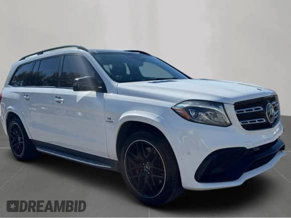 2017 Mercedes-Benz GLS 63 AMG with VIN 4JGDF7FE6HA790787, listed as a Copart auction lot 84195695 with 139,387 mi miles and Clean title. Bid and sale history available at DreamBid. Image 1.