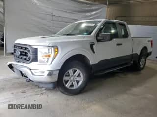 2021 Ford F-150 XL with VIN 1FTEX1EB3MFB64511, listed as a Copart auction lot 58050365 with 52,703 mi miles and Salvage title. Bid and sale history available at DreamBid. Image 1.