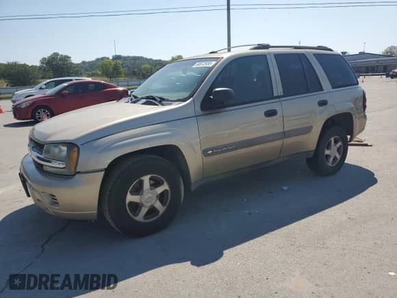 2004 Chevrolet TrailBlazer LS z VIN 1GNDS13S242181215, wystawiony jako Copart lot #80672955 z przebiegiem 244 539 mil mil oraz Czysty tytuł • Clean title. Historia ofert i sprzedaży dostępna na DreamBid. Obrazek 1.