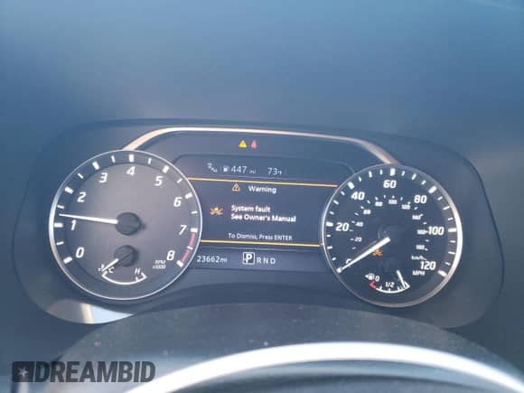 2022 Nissan Frontier SV with VIN 1N6ED1FJXNN637453, listed as a Copart auction lot 42048305 with 23,662 mi miles and Salvage title. Bid and sale history available at DreamBid. Image 9.