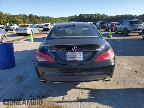 2015 Mercedes-Benz CLA 250 with VIN WDDSJ4GBXFN258533, listed as a Copart auction lot 87038645 with Not provided miles and Clean title. Bid and sale history available at DreamBid. Image 6.