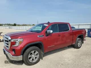 2020 GMC Sierra 1500 SLE with VIN 3GTU9BED4LG214066, listed as a Copart auction lot 80707935 with 59,414 mi miles and Salvage title. Bid and sale history available at DreamBid. Image 1.