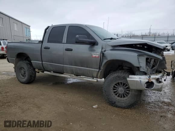 2007 Dodge 2500 SLT with VIN 3D7KS28A07G818724, listed as a Copart auction lot 51128805 with 170,227 mi miles and Salvage title. Bid and sale history available at DreamBid. Image 4.