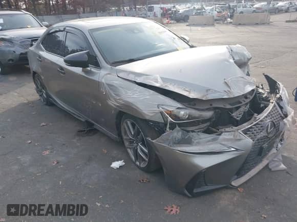2017 Lexus IS 300 with VIN JTHCM1D26H5021709, listed as a IAAI auction lot 40879615 with 87,432 mi miles and . Bid and sale history available at DreamBid. Image 1.