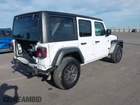 2024 Jeep Wrangler Sport S с VIN 1C4PJXDG5RW244037, выставлен на аукционе IAAI как лот 42322052 с пробегом 29 580 миль миль и . История ставок и продаж доступна на DreamBid. Изображение 4.