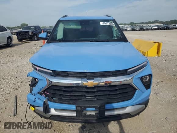2024 Chevrolet TrailBlazer LT z VIN KL79MPSL3RB121485, wystawiony jako Copart lot #68672255 z przebiegiem 47 451 mil mil oraz Szkoda całkowita • Salvage title. Historia ofert i sprzedaży dostępna na DreamBid. Obrazek 5.