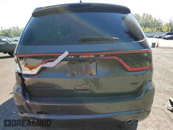 2017 Dodge Durango GT with VIN 1C4RDJDG7HC827965, listed as a Copart auction lot 81609485 with 85,406 mi miles and Salvage title. Bid and sale history available at DreamBid. Image 6.