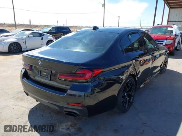 2021 BMW 5 Series 540i with VIN WBA53BJ03MWX05432, listed as a IAAI auction lot 41664361 with Not provided miles and . Bid and sale history available at DreamBid. Image 4.