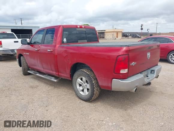 2010 Dodge 1500 SLT with VIN 1D7RB1GTXAS112369, listed as a IAAI auction lot 42620196 with 200,596 mi miles and . Bid and sale history available at DreamBid. Image 3.