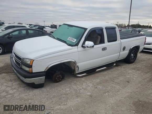 2007 Chevrolet Silverado 1500 Work Truck with VIN 1GCEC19ZX7Z177990, listed as a Copart auction lot 80228544 with 184,042 mi miles and Salvage title. Bid and sale history available at DreamBid. Image 1.