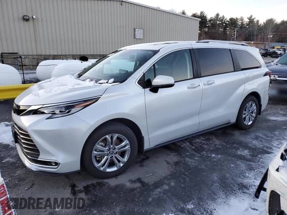 2023 Toyota Sienna Platinum с VIN 5TDESKFC2PS100864, выставлен на аукционе Copart как лот 85571204 с пробегом Не указан миль и Списание • Salvage title. История ставок и продаж доступна на DreamBid. Изображение 1.