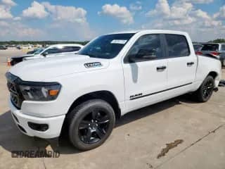 2024 Ram 1500 Big Horn с VIN 1C6SRFFT4RN106901, выставлен на аукционе Copart как лот 69781775 с пробегом 20 354 миль миль и Чистый • Clean title. История ставок и продаж доступна на DreamBid. Изображение 1.