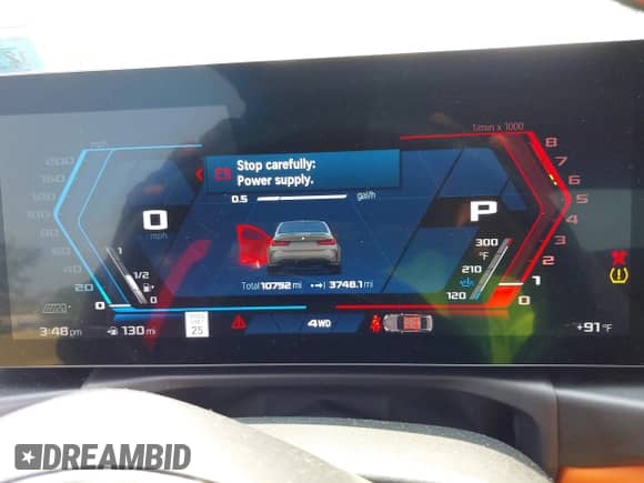 2024 BMW M3 Competition xDrive with VIN WBS43AY00RFS67290, listed as a IAAI auction lot 42329346 with 10,792 mi miles and . Bid and sale history available at DreamBid. Image 7.