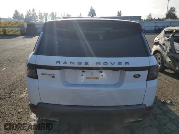 2022 Land Rover Range Rover Sport HSE Silver Edition with VIN SALWR2SU0NA213830, listed as a Copart auction lot 84863134 with Not provided miles and Salvage title. Bid and sale history available at DreamBid. Image 6.