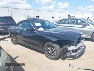 2025 BMW 4 Series 430i with VIN WBA33DB07SCT34131, listed as a IAAI auction lot 43104542 with 22,180 mi miles and . Bid and sale history available at DreamBid. Image 1.