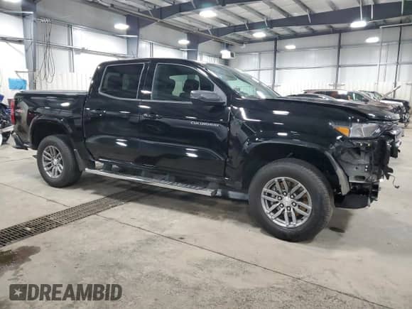 2023 Chevrolet Colorado 4WD LT with VIN 1GCPTCEK7P1124045, listed as a Copart auction lot 50426535 with 12,855 mi miles and Salvage title. Bid and sale history available at DreamBid. Image 4.