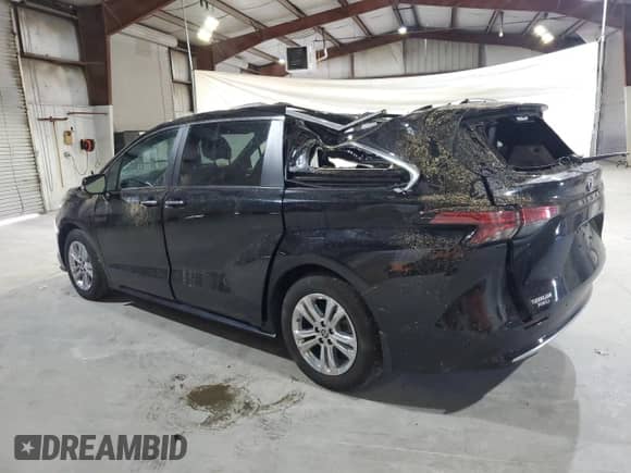 2023 Toyota Sienna Platinum с VIN 5TDESKFCXPS107819, выставлен на аукционе Copart как лот 65938965 с пробегом 17 020 миль миль и Списание • Salvage title. История ставок и продаж доступна на DreamBid. Изображение 2.