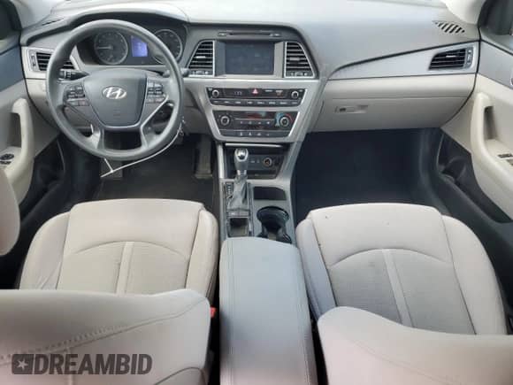 2017 Hyundai Sonata SE with VIN 5NPE24AFXHH494537, listed as a Copart auction lot 69444965 with 182,926 mi miles and Salvage title. Bid and sale history available at DreamBid. Image 8.