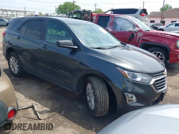2021 Chevrolet Equinox LS z VIN 2GNAXSEVXM6159290, wystawiony jako IAAI lot #42391655 z przebiegiem 85 260 mil mil oraz . Historia ofert i sprzedaży dostępna na DreamBid. Obrazek 1.