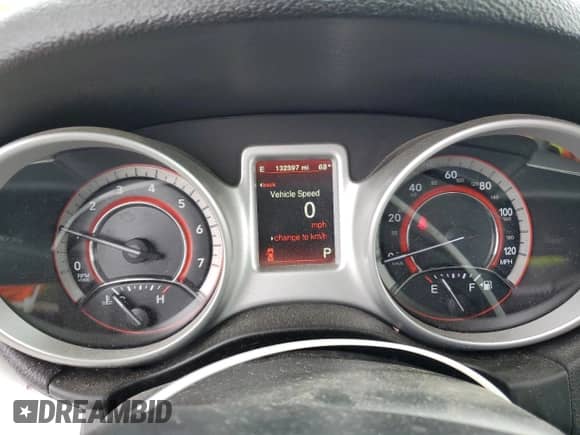 2017 Dodge Journey GT with VIN 3C4PDDEG6HT703472, listed as a Copart auction lot 81669265 with 132,397 mi miles and Clean title. Bid and sale history available at DreamBid. Image 9.