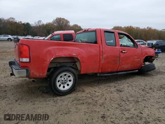 2008 GMC Sierra 1500 Work Truck with VIN 1GTEC19X98Z300047, listed as a Copart auction lot 83467274 with Not provided miles and Salvage title. Bid and sale history available at DreamBid. Image 3.