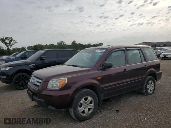 2007 Honda Pilot LX с VIN 2HKYF18137H537785, выставлен на аукционе Copart как лот 84706365 с пробегом 201 401 миль миль и Чистый • Clean title. История ставок и продаж доступна на DreamBid. Изображение 1.