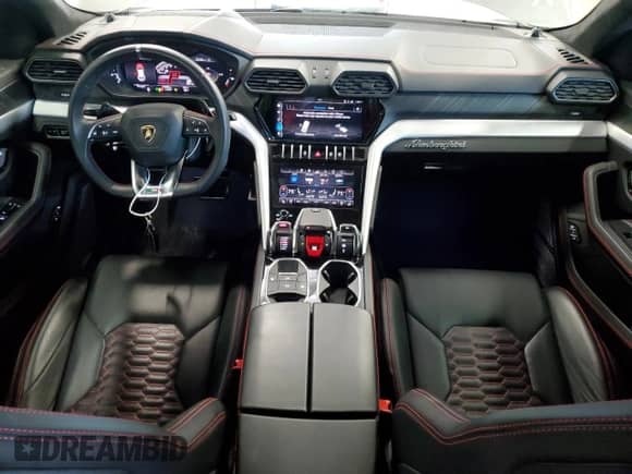 2021 Lamborghini Urus with VIN ZPBUA1ZL4MLA12215, listed as a Copart auction lot 55503385 with 51,846 mi miles and Salvage title. Bid and sale history available at DreamBid. Image 8.