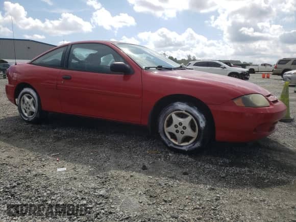 2003 Chevrolet Cavalier with VIN 1G1JC12F737151196, listed as a Copart auction lot 64353545 with 121,960 mi miles and Salvage title. Bid and sale history available at DreamBid. Image 4.