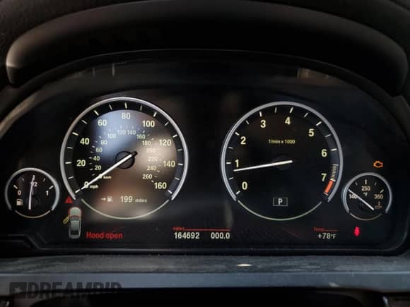 2012 BMW 7 Series 750Li xDrive with VIN WBAKC8C56CC434901, listed as a Copart auction lot 81919195 with 164,692 mi miles and Clean title. Bid and sale history available at DreamBid. Image 9.