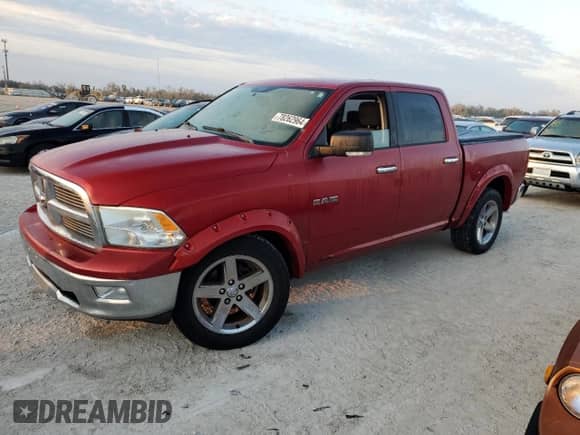 2010 Dodge 1500 Laramie с VIN 1D7RV1CT9AS262261, выставлен на аукционе Copart как лот 78262964 с пробегом Не указан миль и Чистый • Clean title. История ставок и продаж доступна на DreamBid. Изображение 1.
