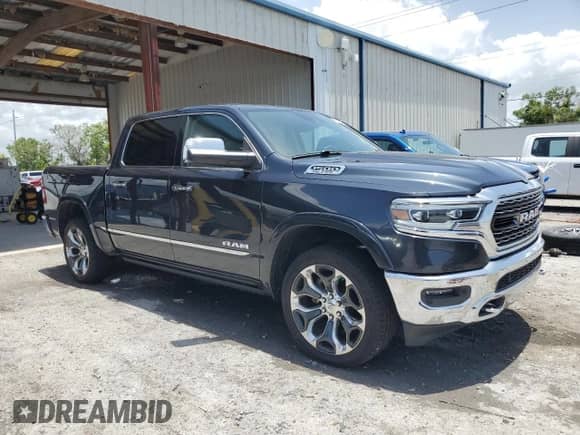 2019 Ram 1500 Limited с VIN 1C6RREHT4KN791509, выставлен на аукционе Copart как лот 57655365 с пробегом 31 341 миль миль и На запчасти • Non repairable. История ставок и продаж доступна на DreamBid. Изображение 4.